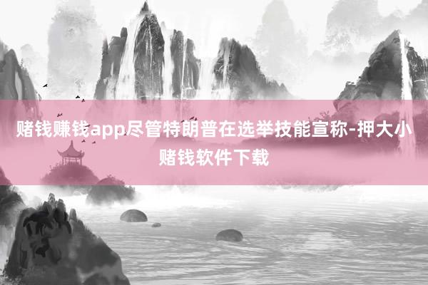 赌钱赚钱app尽管特朗普在选举技能宣称-押大小赌钱软件下载